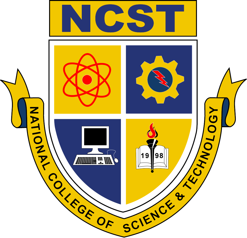 NCST logo with text 'National College of Science & Technology'